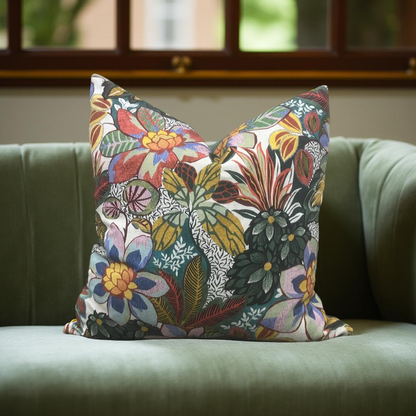 Unicorn Pillow Neutrino Multi 20x20" Knife Edge Decorative Throw Pillow