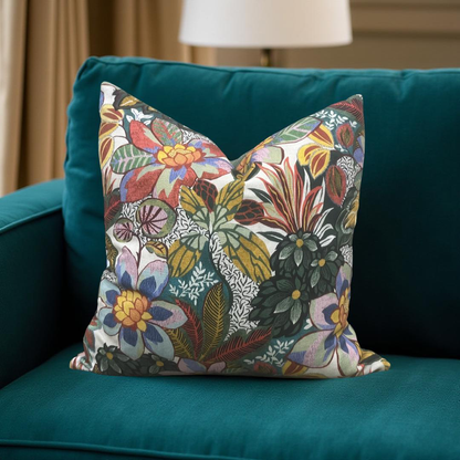 Unicorn Pillow Neutrino Multi 20x20" Knife Edge Decorative Throw Pillow