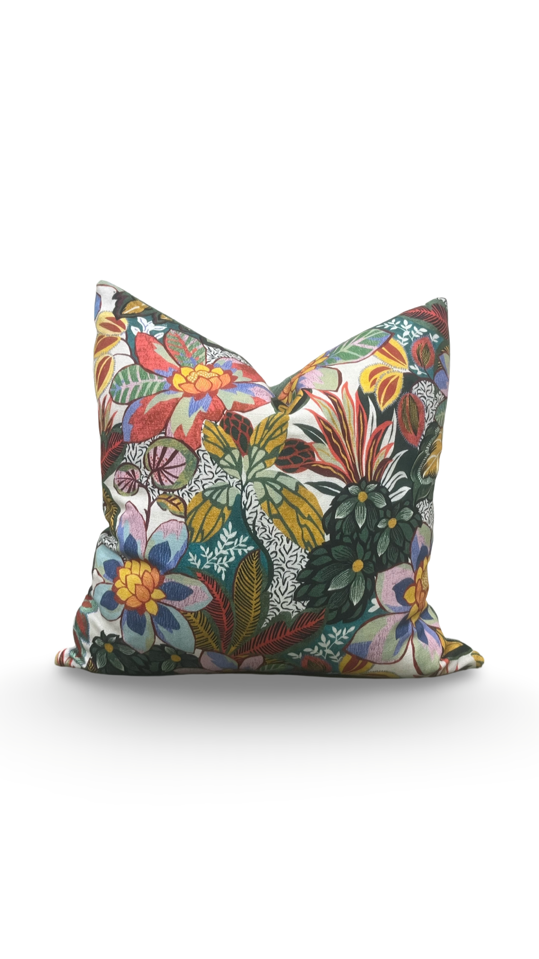 Unicorn Pillow Neutrino Multi 20x20" Knife Edge Decorative Throw Pillow