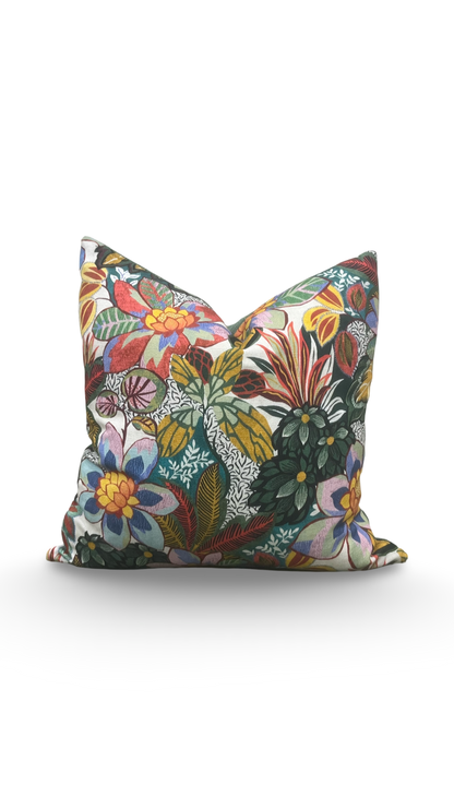 Unicorn Pillow Neutrino Multi 20x20" Knife Edge Decorative Throw Pillow