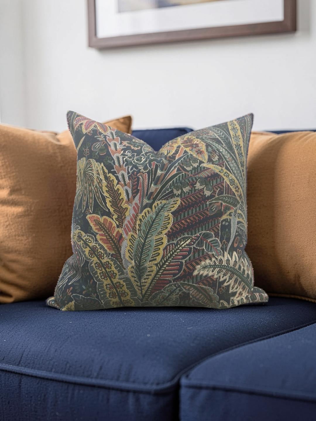 Decorative Pillow Persian Voyage Lichen 16x16" Knife Edge Cover