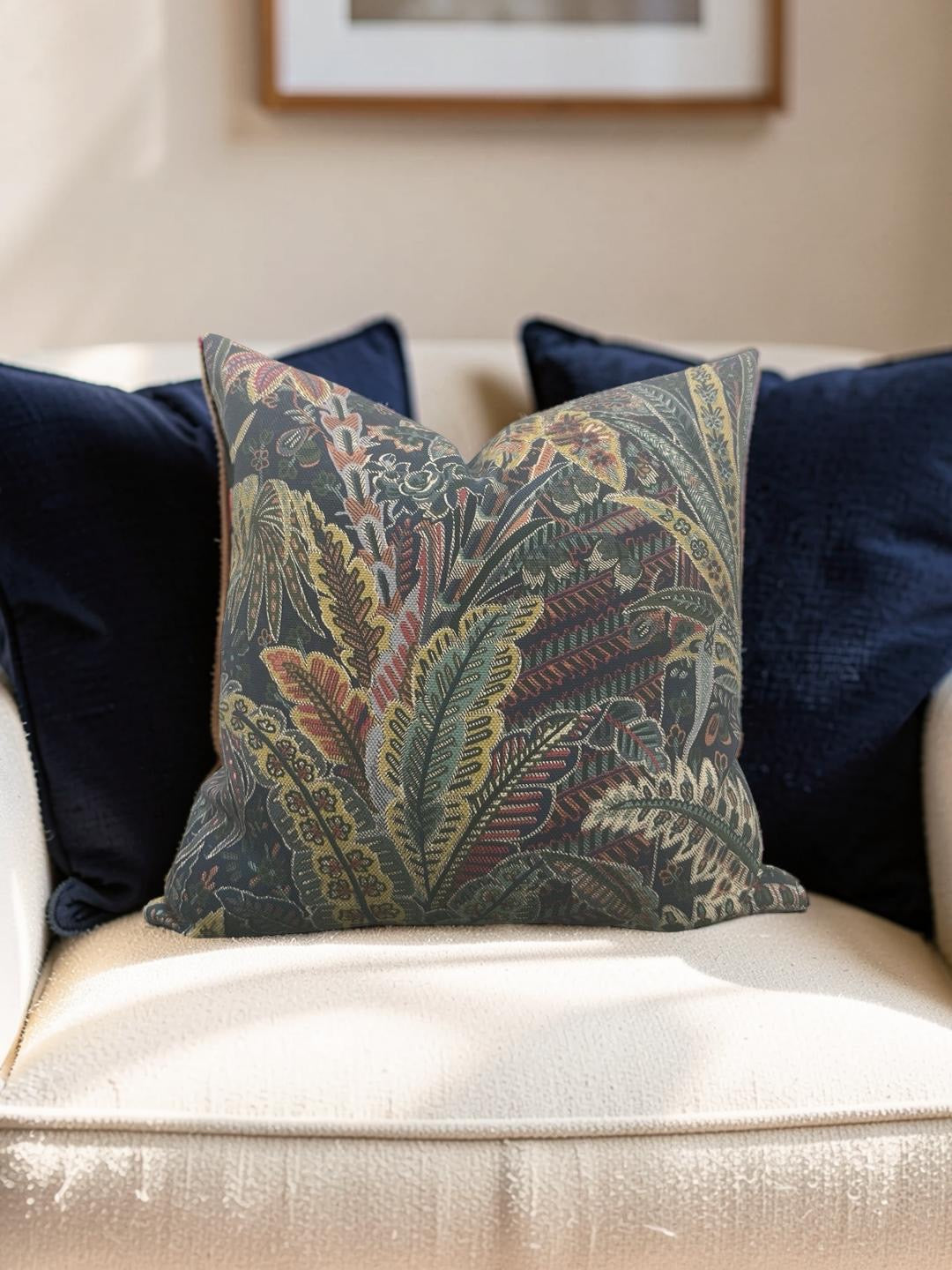 Decorative Pillow Persian Voyage Lichen 16x16" Knife Edge Cover