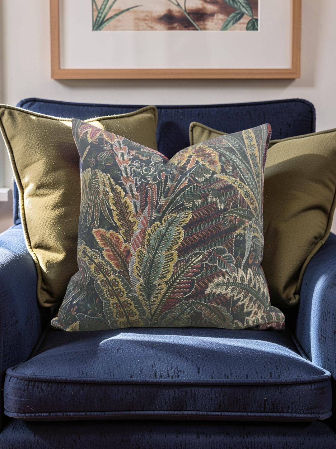 Decorative Pillow Persian Voyage Lichen 16x16" Knife Edge Cover
