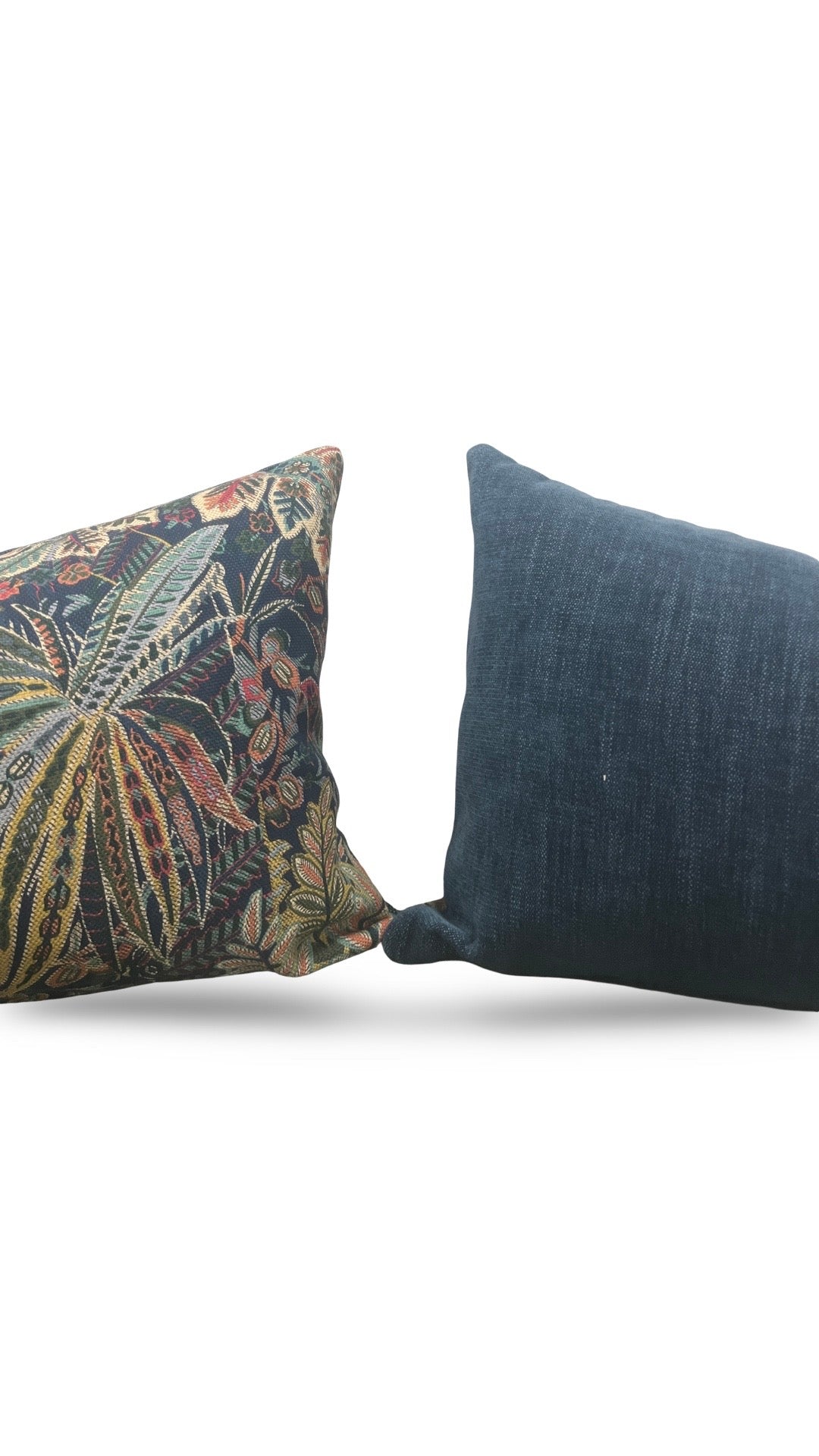 Lumbar Pillow Persian Voyage Lichen 12x18" Knife Edge Cover