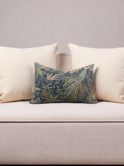 Lumbar Pillow Persian Voyage Lichen 12x18" Knife Edge Cover