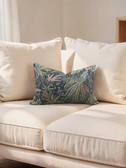 Lumbar Pillow Persian Voyage Lichen 12x18" Knife Edge Cover