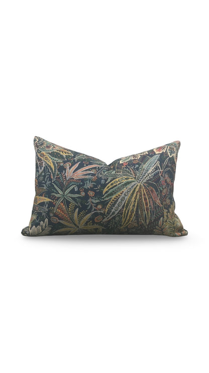 Lumbar Pillow Persian Voyage Lichen 12x18" Knife Edge Cover