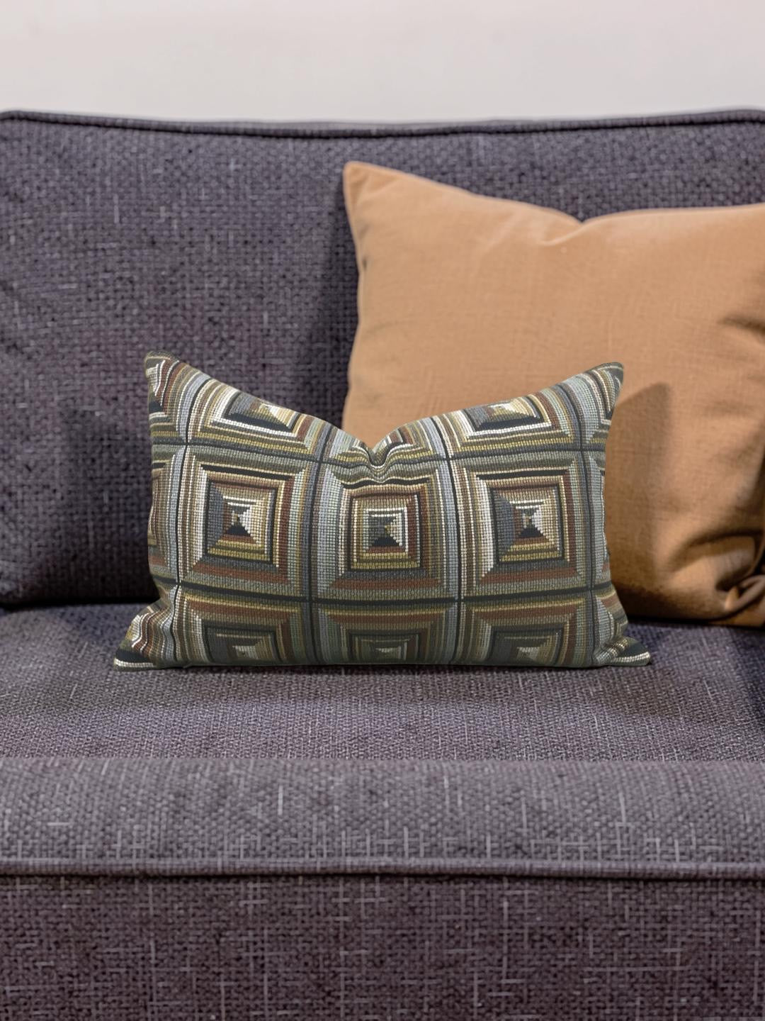 Lumbar Pillow Senecio Java 12x18" Knife Edge Cover