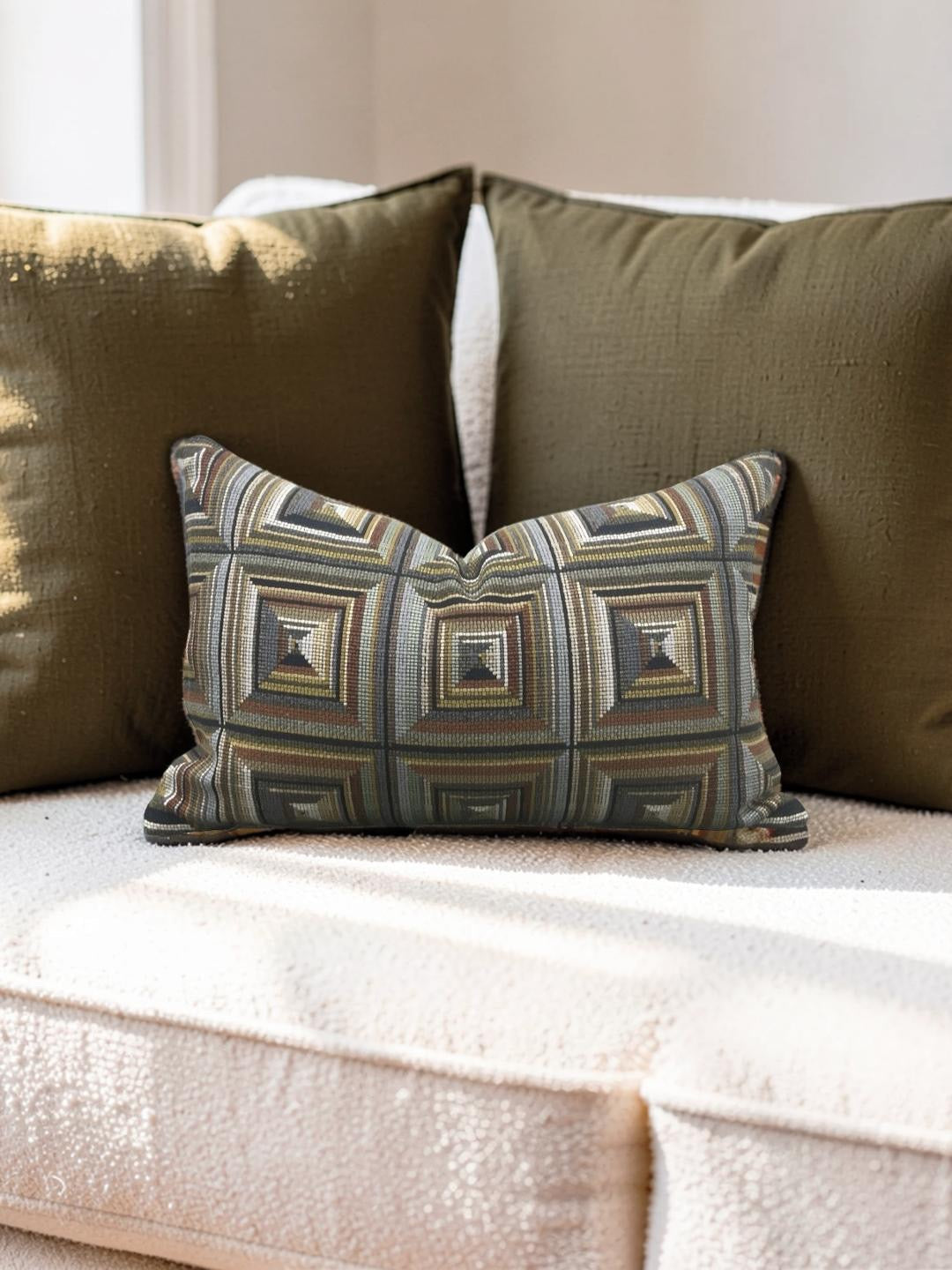 Lumbar Pillow Senecio Java 12x18" Knife Edge Cover