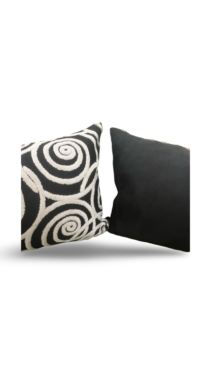 Swing Velvet Jet 12X18" Knife Edge Decorative Lumbar Pillow