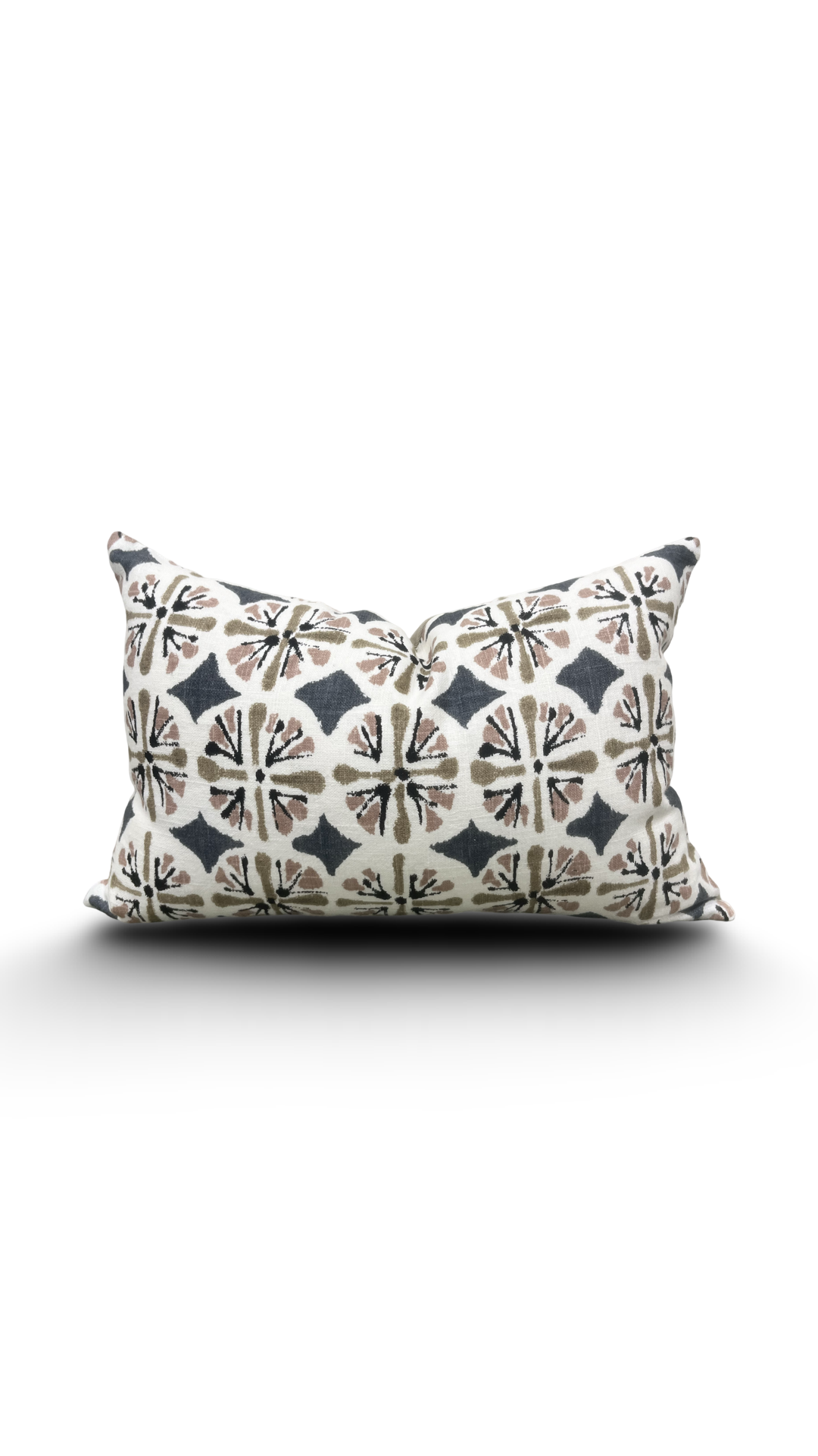 Montauban Carbon 12x18" Knife Edge Decorative Lumbar Pillow