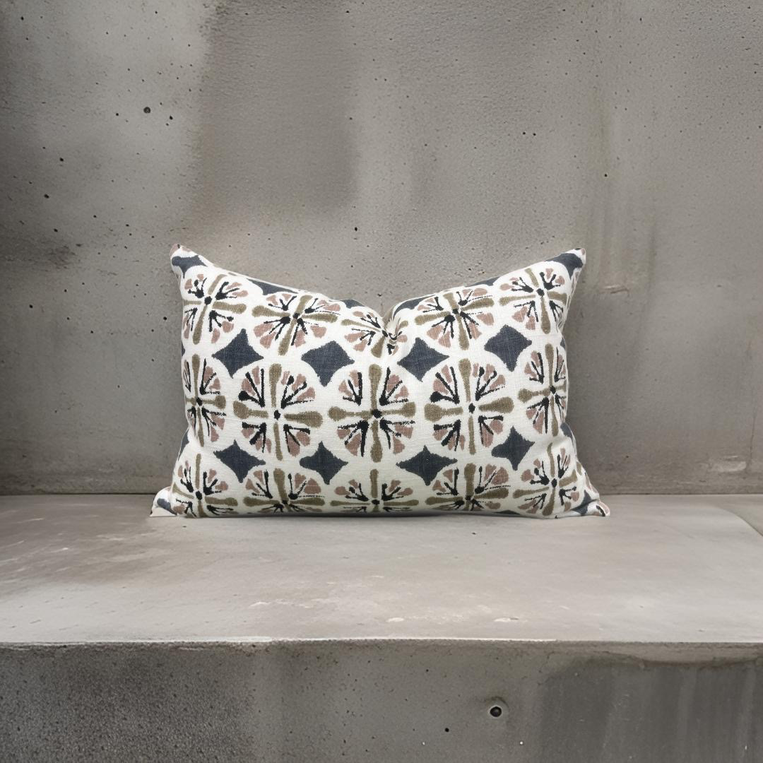 Montauban Carbon 12x18" Knife Edge Decorative Lumbar Pillow