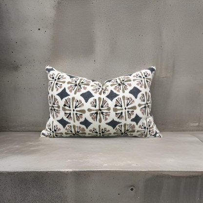 Montauban Carbon 12x18" Knife Edge Decorative Lumbar Pillow