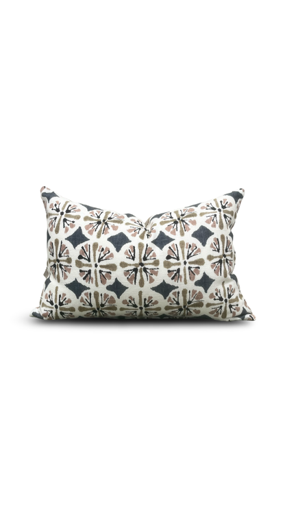 Montauban Carbon 12x18" Knife Edge Decorative Lumbar Pillow