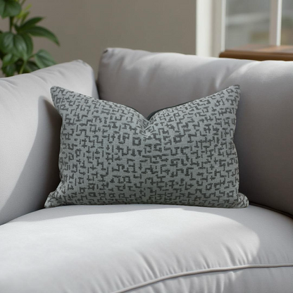 Filippo Uecher Glifo 12x18" Knife Edge Lumbar Pillow