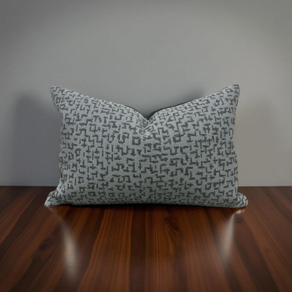 Filippo Uecher Glifo 12x18" Knife Edge Lumbar Pillow