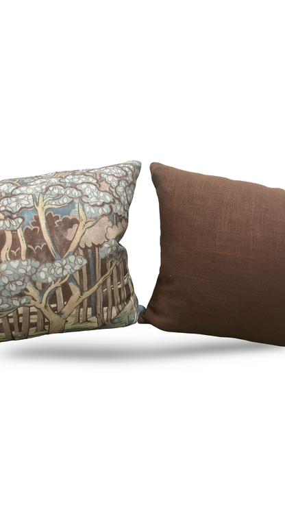 GP & J Baker Lumbar Pillow Ruskin Teal 12x18" Knife Edge Cover