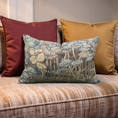 GP & J Baker Lumbar Pillow Ruskin Teal 12x18" Knife Edge Cover