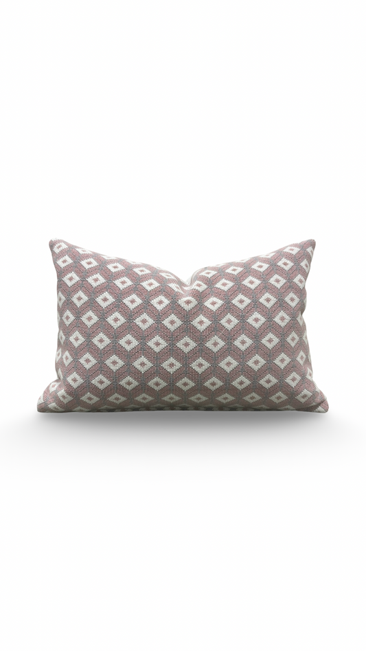 Gaston Y Daniela Lumbar Pillow Ricardo Rosa 12x18" Knife Edge Cover