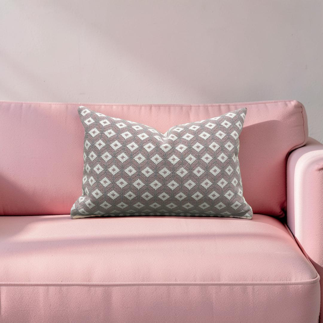 Gaston Y Daniela Lumbar Pillow Ricardo Rosa 12x18" Knife Edge Cover