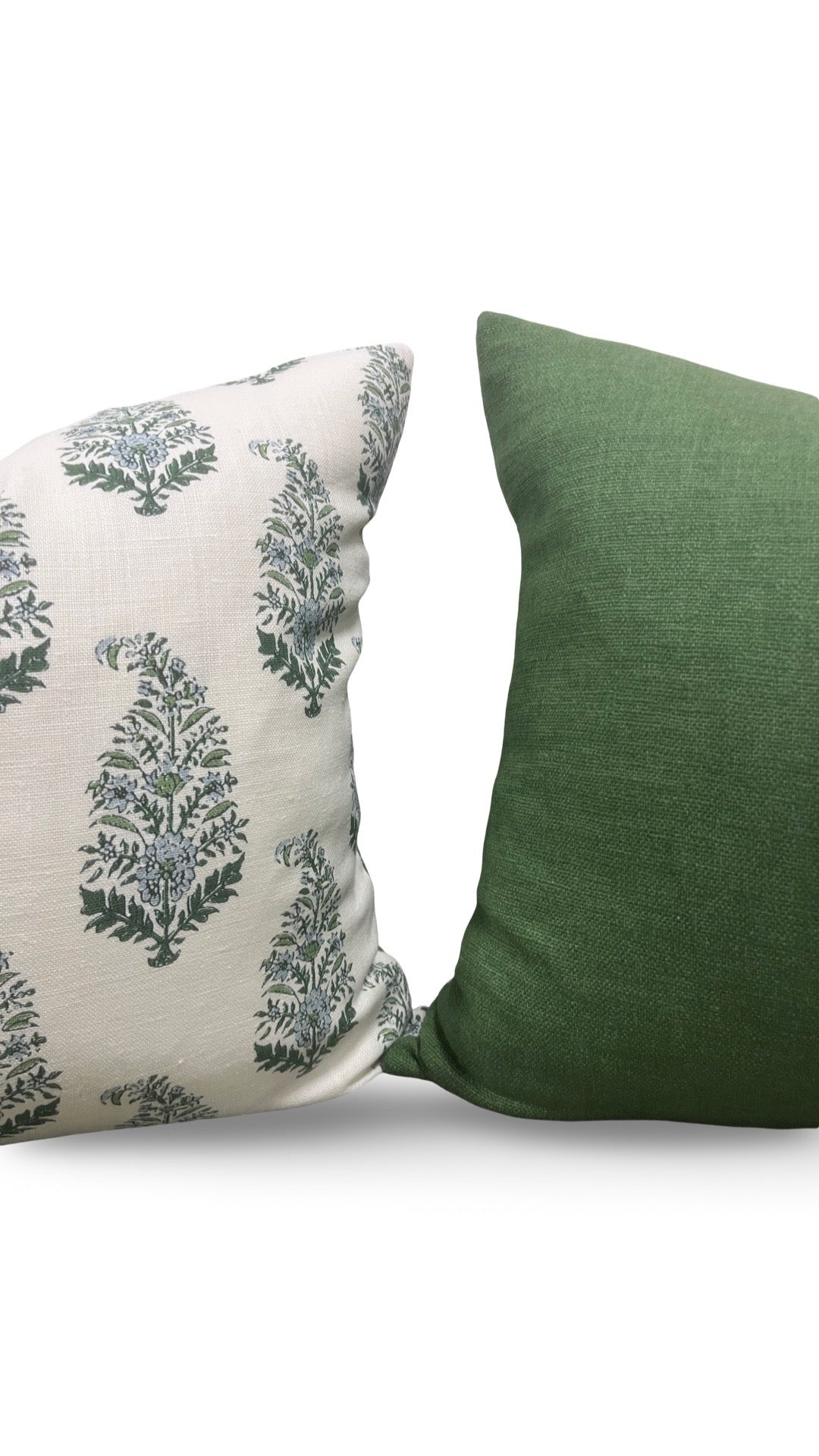 Holland & Sherry Decorative Pillow Mughal Gardens Jodhpur Spring - 22x22" Knife Edge Cover