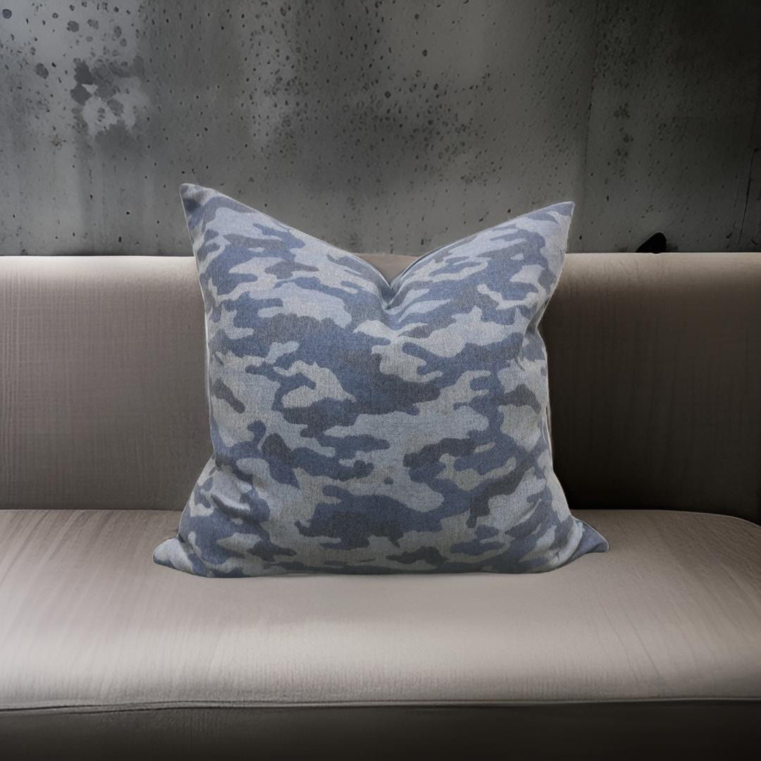Designer Fabric Porter Mariner 22x22" Knife Edge Decorative Pillow