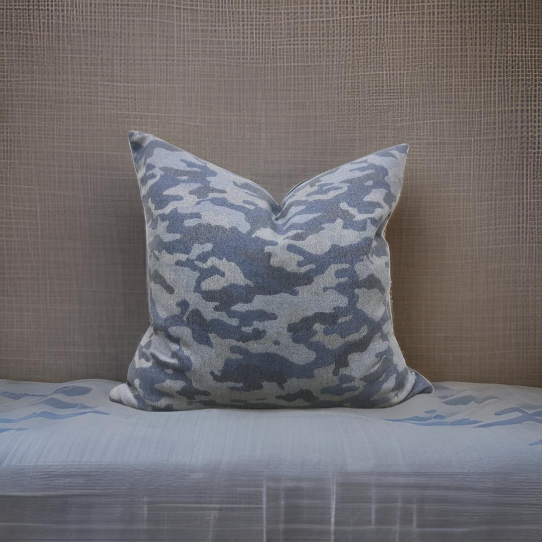Designer Fabric Porter Mariner 22x22" Knife Edge Decorative Pillow