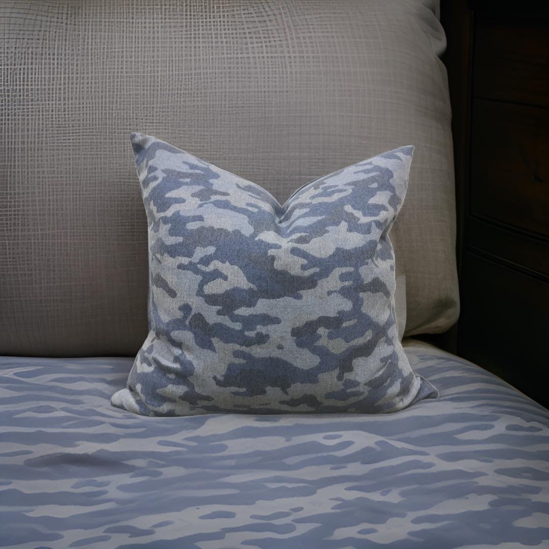 Designer Fabric Porter Mariner 22x22" Knife Edge Decorative Pillow