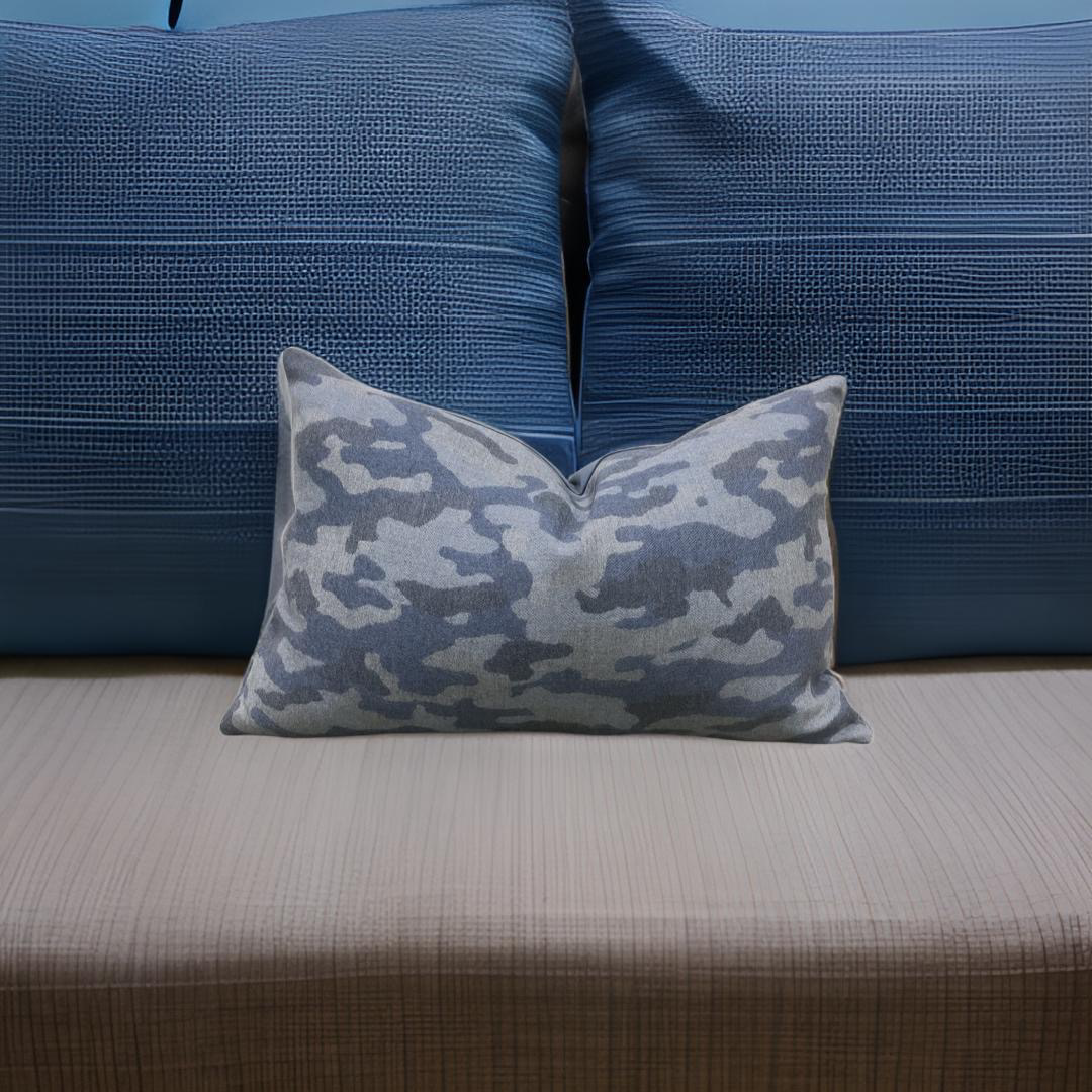 Designer Fabric Porter Mariner 12x18" Knife Edge Decorative Pillow