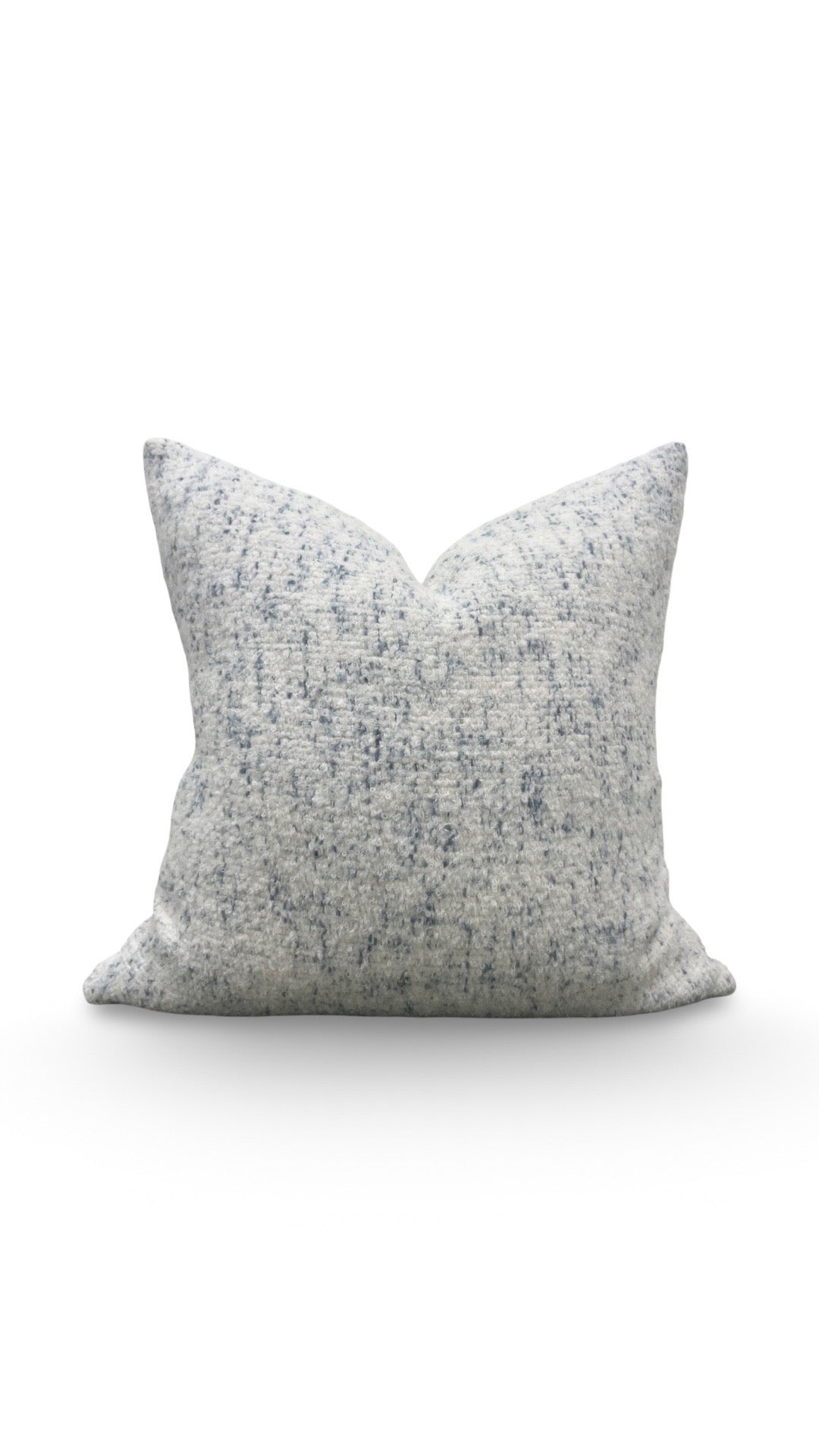 Rosemary Hallgarten Decorative Pillow Alpaca Delft 22x22" Knife Edge Cover