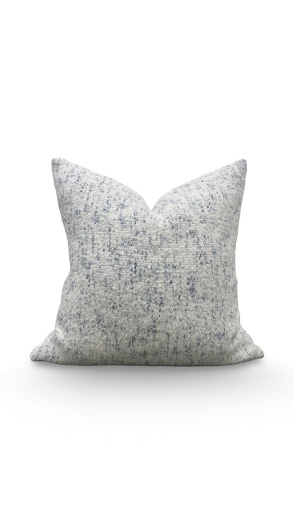 Rosemary Hallgarten Decorative Pillow Alpaca Delft 22x22" Knife Edge Cover