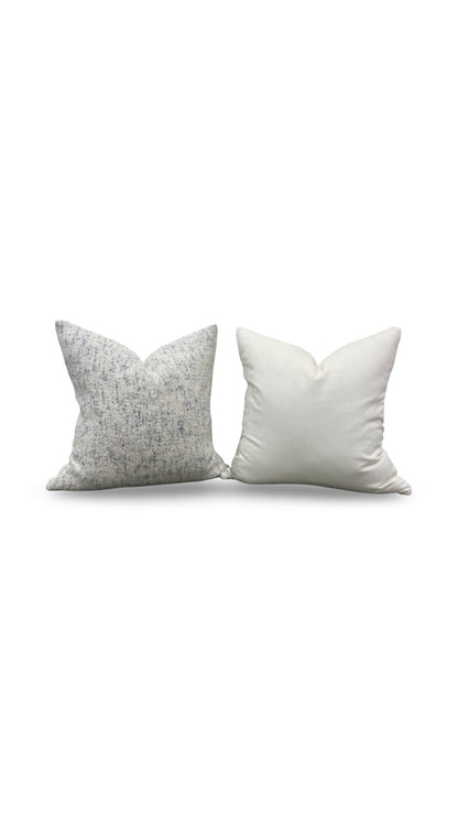 Rosemary Hallgarten Decorative Pillow Alpaca Delft 22x22" Knife Edge Cover