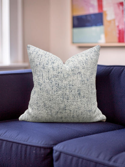 Rosemary Hallgarten Decorative Pillow Alpaca Delft 22x22" Knife Edge Cover