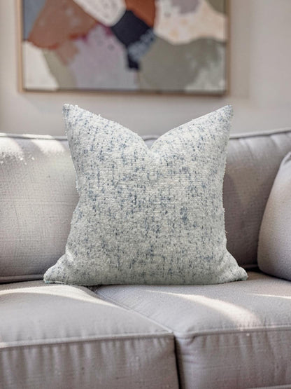Rosemary Hallgarten Decorative Pillow Alpaca Delft 22x22" Knife Edge Cover