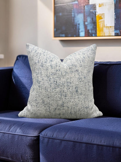 Rosemary Hallgarten Decorative Pillow Alpaca Delft 22x22" Knife Edge Cover