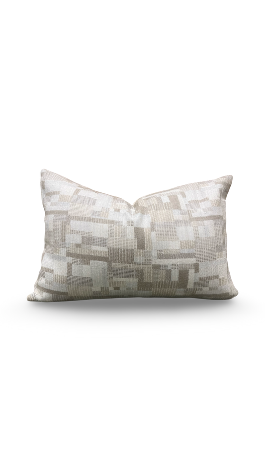 Cashmere Lumbar Pillow Alma Mater 12x18" Knife Edge Cover