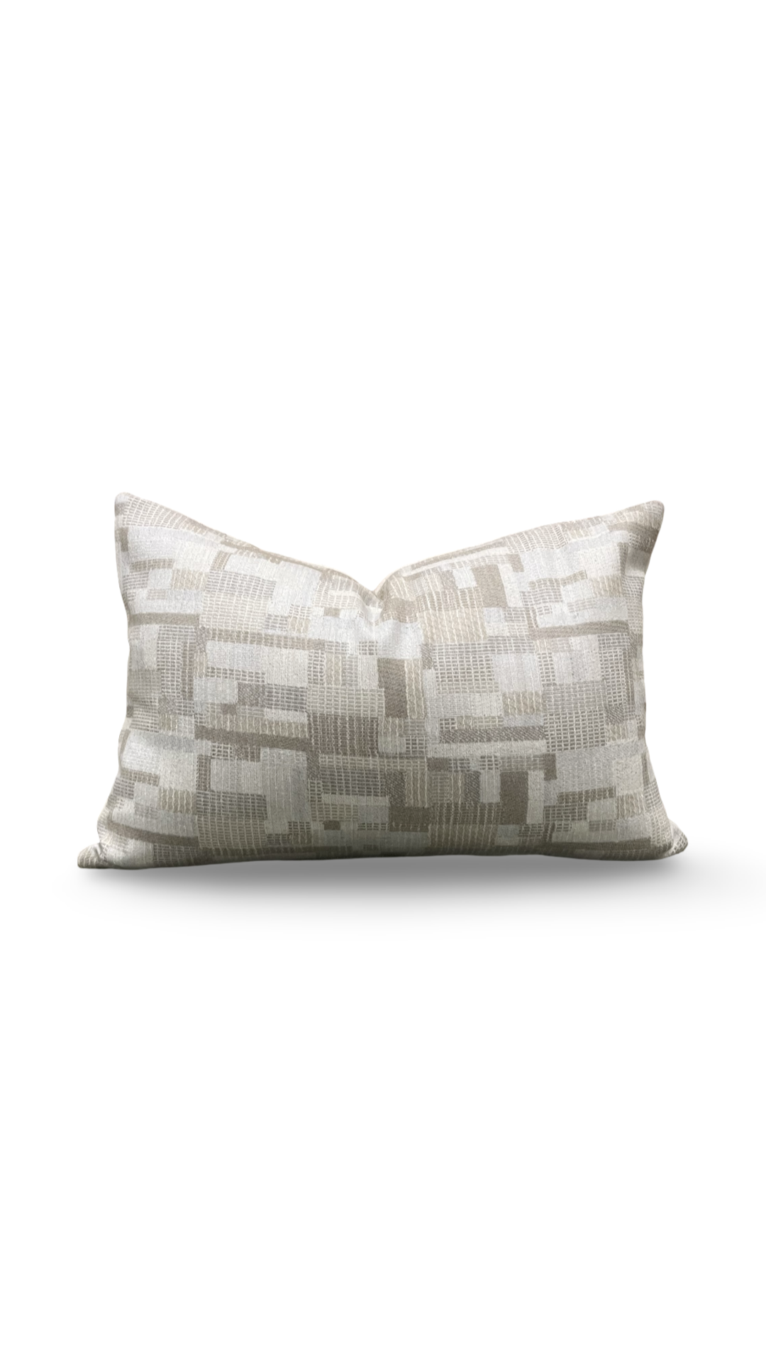 Cashmere Lumbar Pillow Alma Mater 12x18" Knife Edge Cover