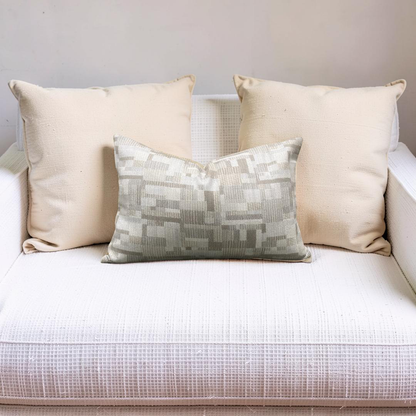 Cashmere Lumbar Pillow Alma Mater 12x18" Knife Edge Cover