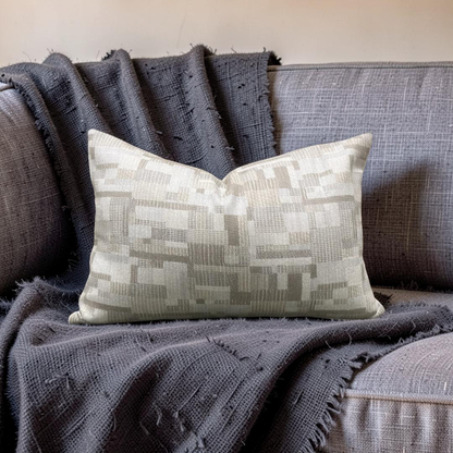 Cashmere Lumbar Pillow Alma Mater 12x18" Knife Edge Cover