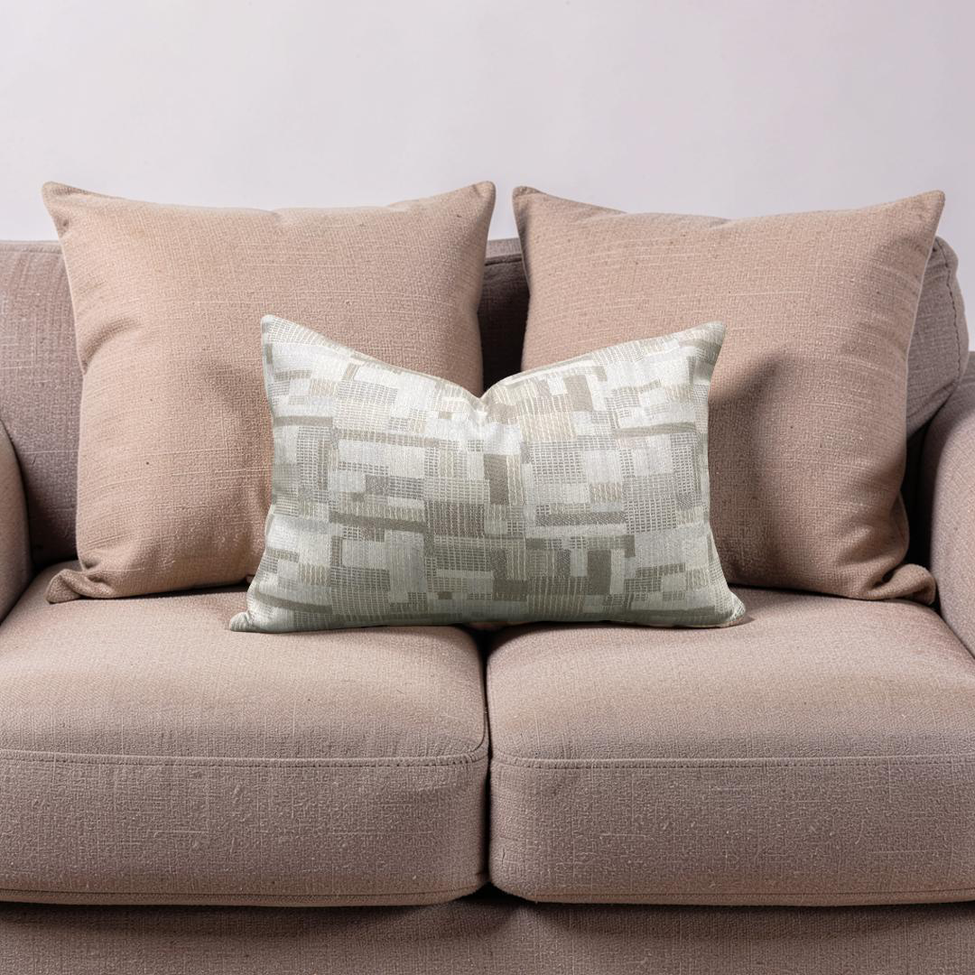 Cashmere Lumbar Pillow Alma Mater 12x18" Knife Edge Cover
