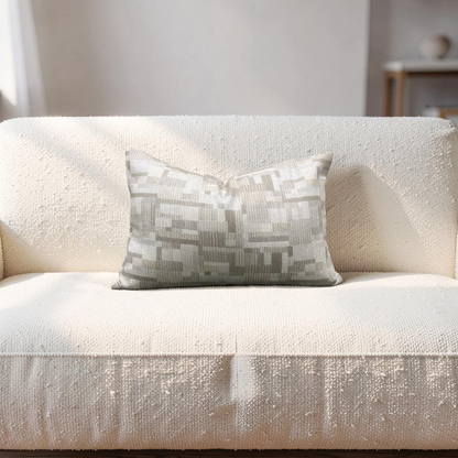 Cashmere Lumbar Pillow Alma Mater 12x18" Knife Edge Cover