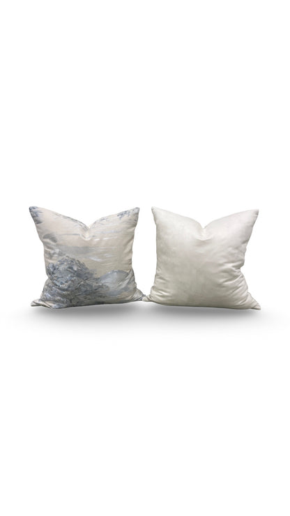 Holly Hunt Decorative Pillow Lake Como Serenity 20x20" Knife Edge Cover