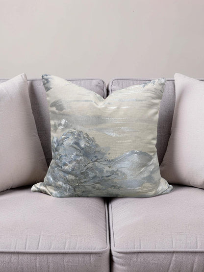 Holly Hunt Decorative Pillow Lake Como Serenity 20x20" Knife Edge Cover