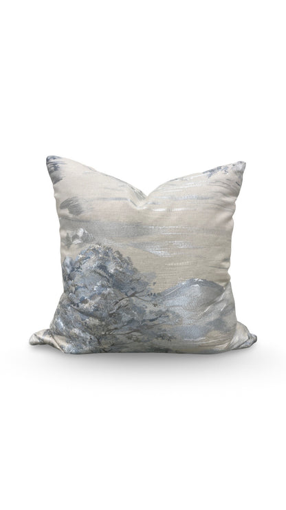 Holly Hunt Decorative Pillow Lake Como Serenity 20x20" Knife Edge Cover