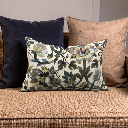 House of Hackney Lumbar Pillow Gaia Ecru 12x18" Knife Edge Cover