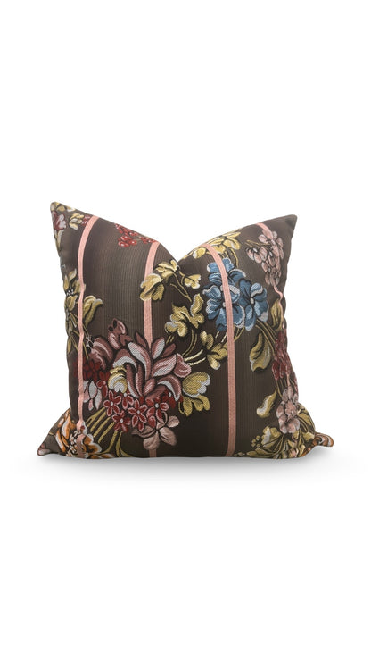 Jim Thompson Fabric Decorative Pillow Orangerie Meissen 20x20" Knife Edge Cover