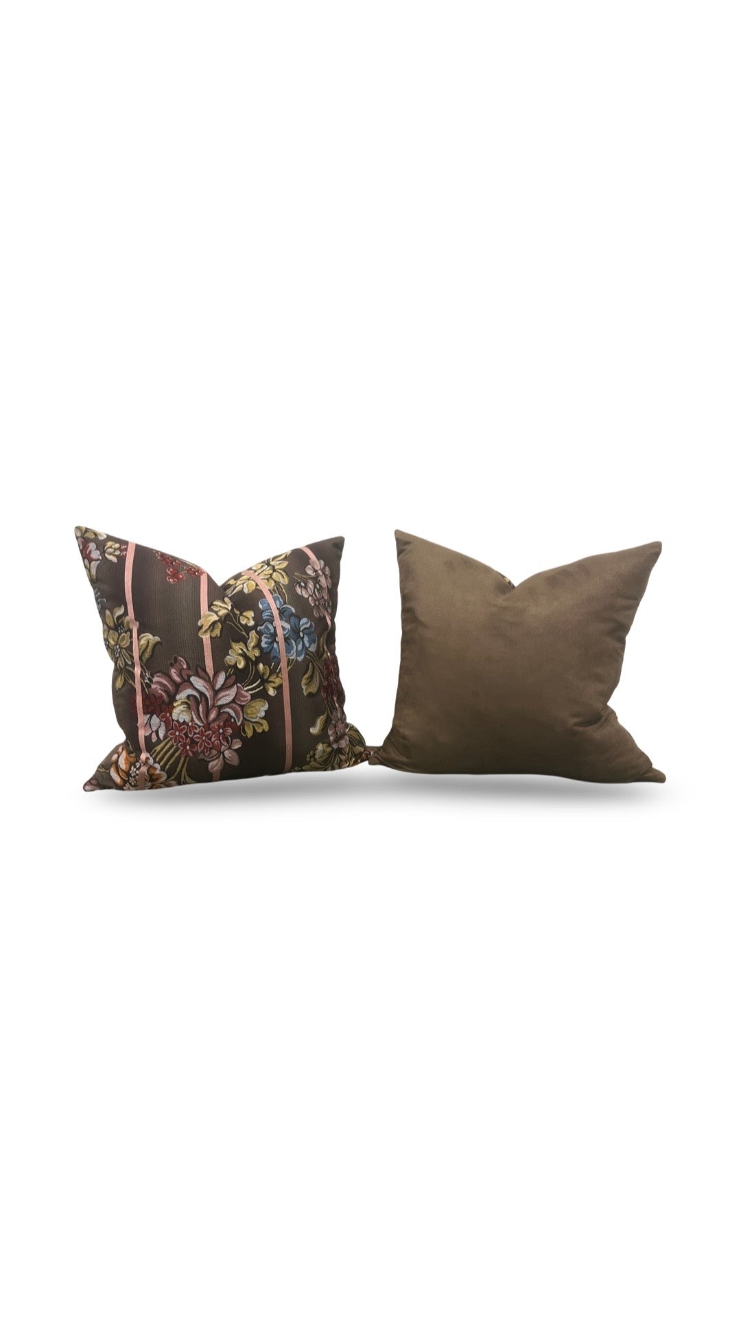 Jim Thompson Fabric Decorative Pillow Orangerie Meissen 20x20" Knife Edge Cover