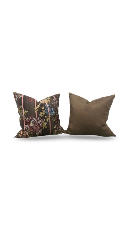 Jim Thompson Fabric Decorative Pillow Orangerie Meissen 20x20" Knife Edge Cover