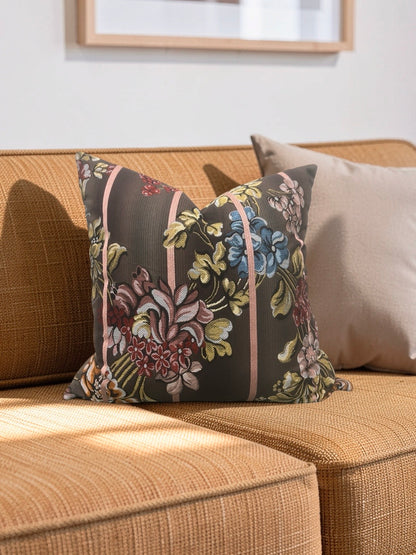 Jim Thompson Fabric Decorative Pillow Orangerie Meissen 20x20" Knife Edge Cover