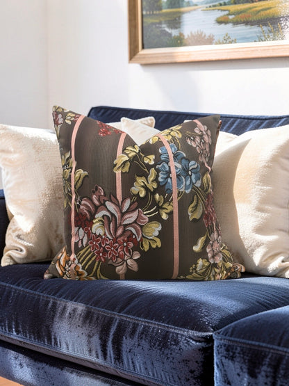 Jim Thompson Fabric Decorative Pillow Orangerie Meissen 20x20" Knife Edge Cover